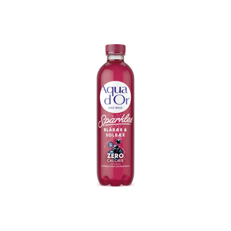 Aqua Dór Blåbær/Solbær Lemonade 24x50cl