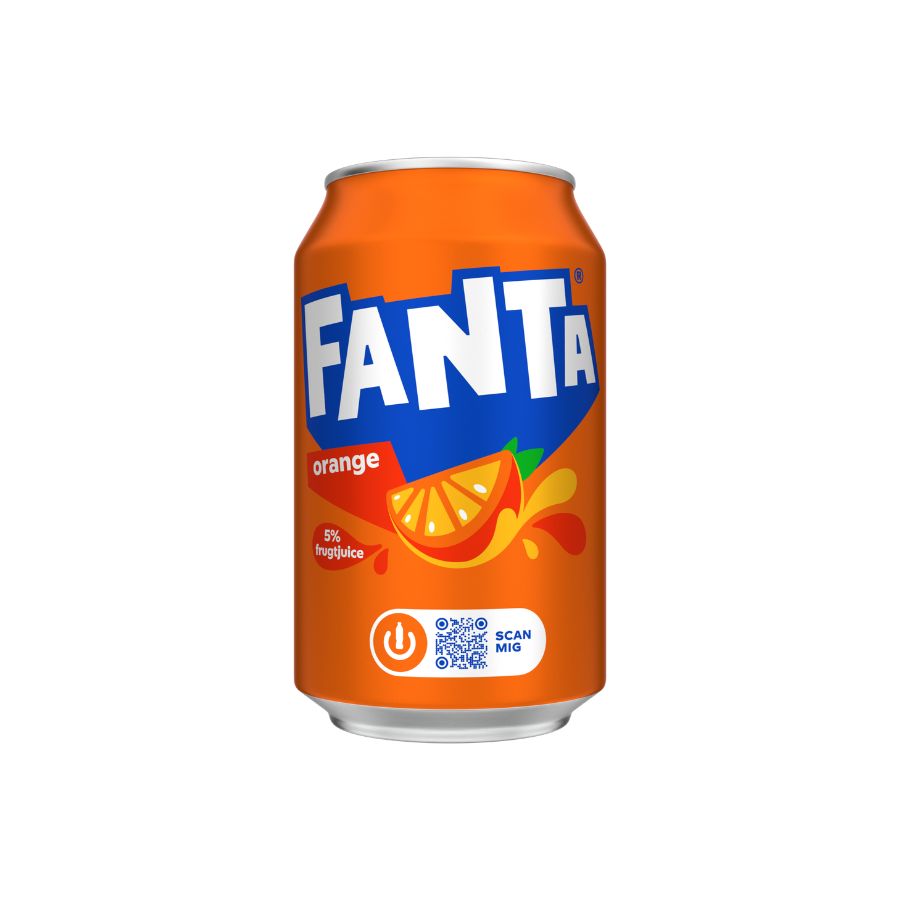 Fanta Orange dåse 24x33cl