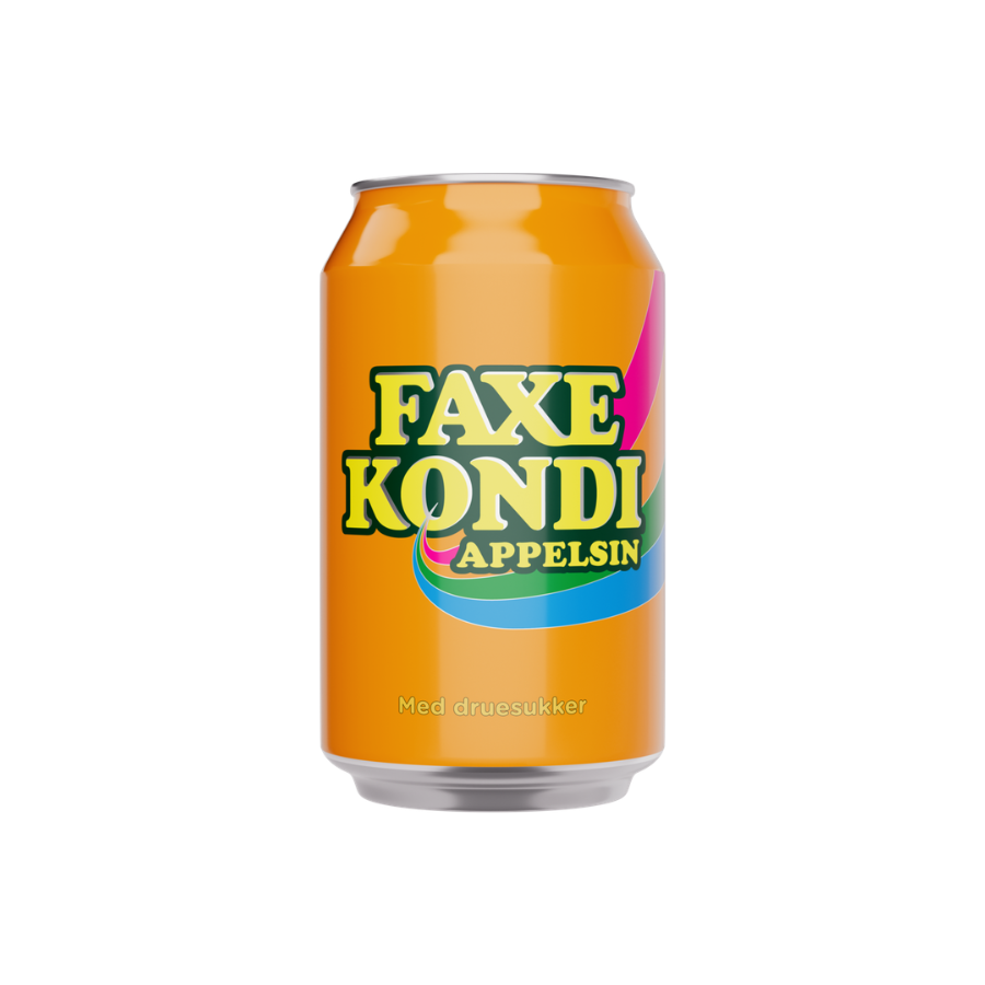 Faxe Kondi Appelsin dåse 33cl