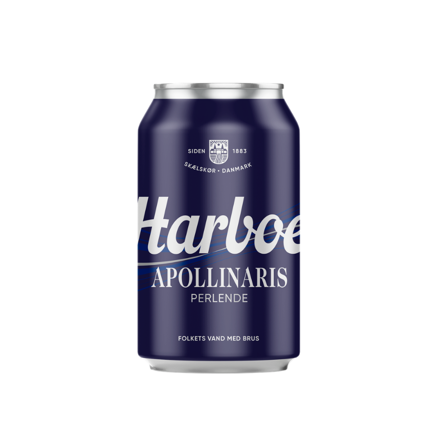 Harboe Apollinaris dåse 18x33cl