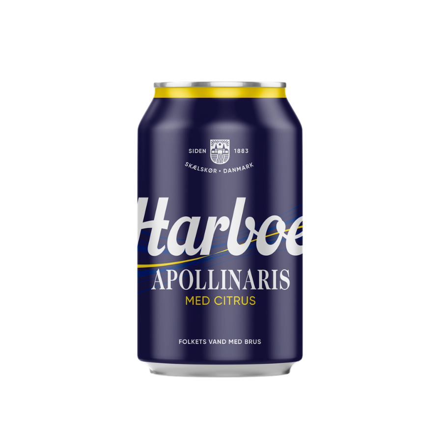 Harboe Apollinaris Citrus dåse 18x33cl