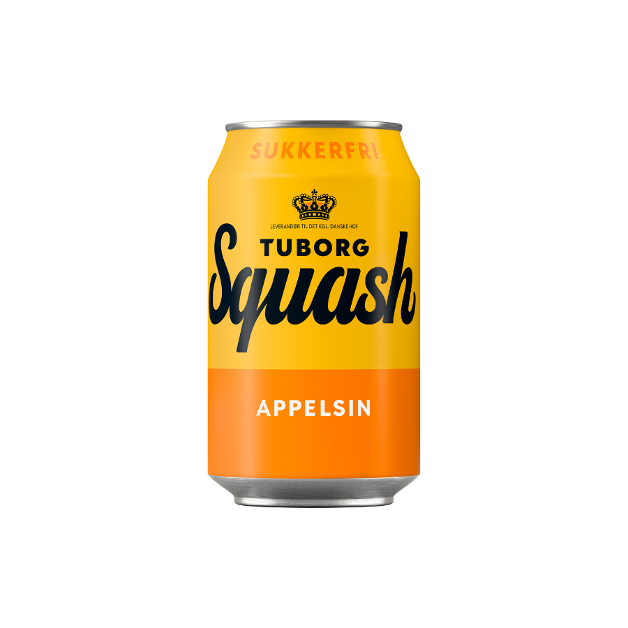 Squash Sukker Fri 24x33cl Dåse