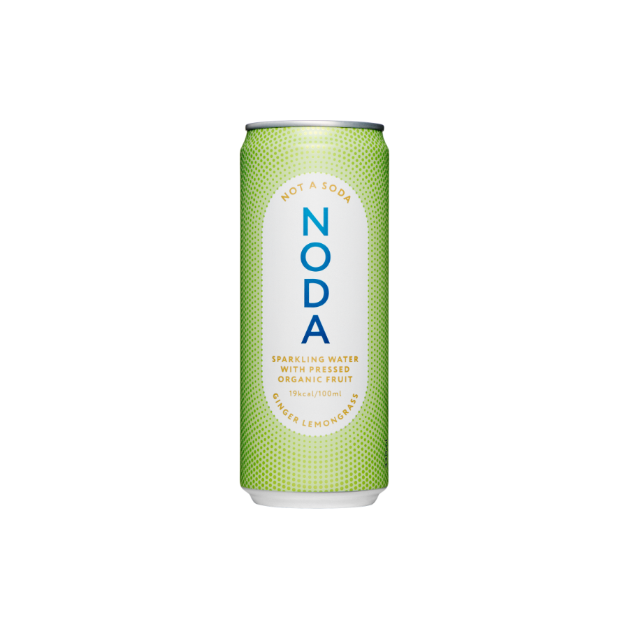 NODA GRØN Ginger Lemongrass 24x33cl Øko