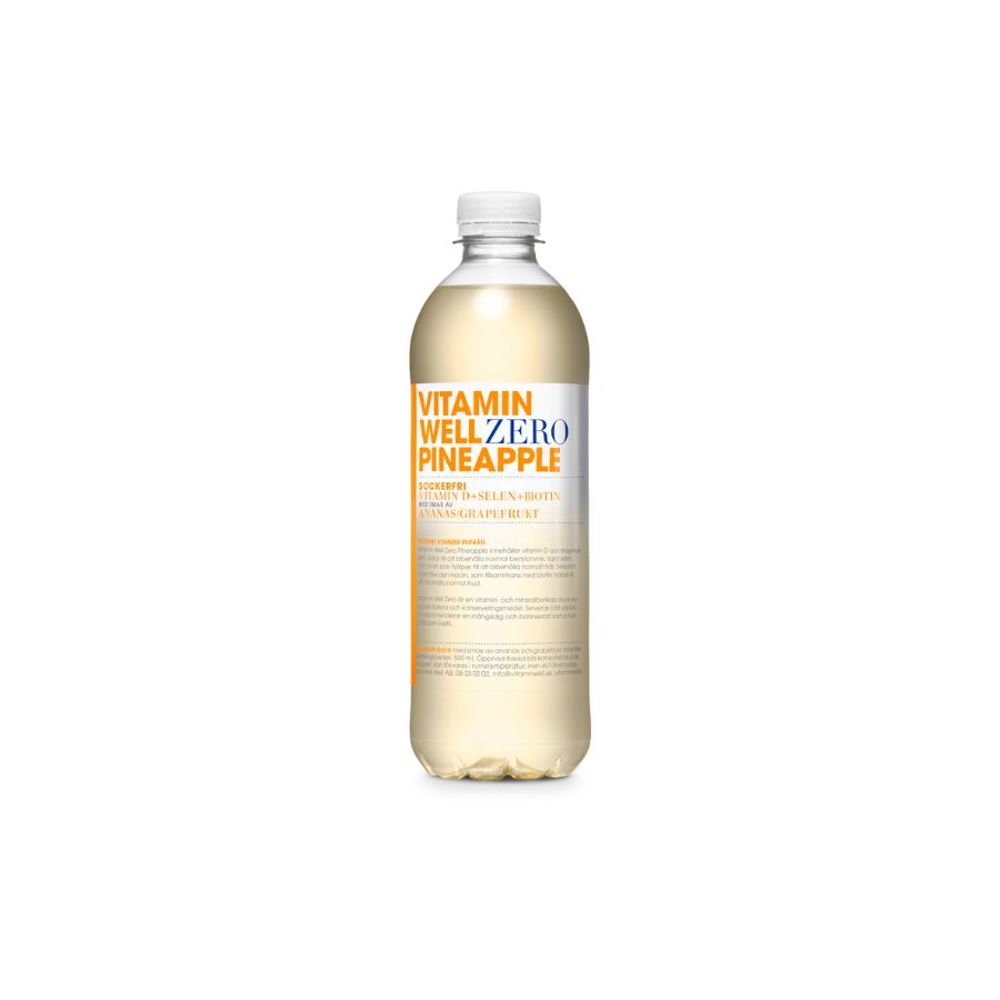 Vitamin Well Pinapple Zero 12x50cl