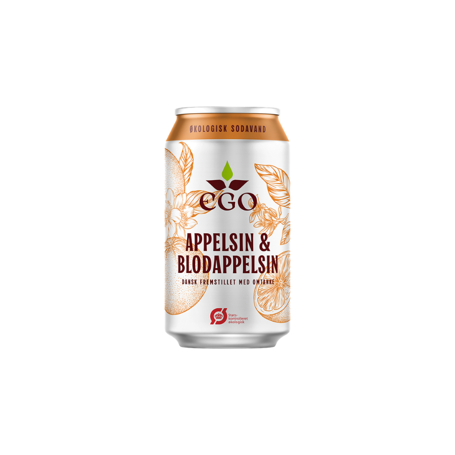 EGO Appelsin/Blodappelsin  øko 24x33 cl.