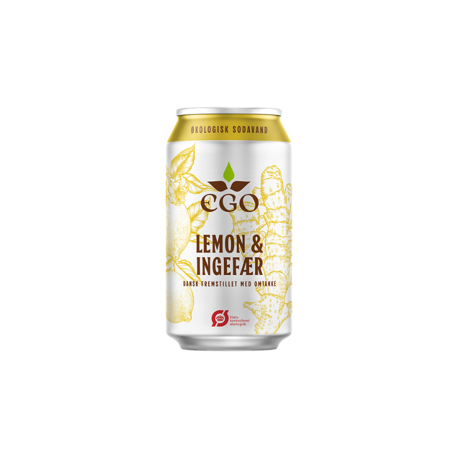 EGO Lemon Ingefær øko 24x33 cl.