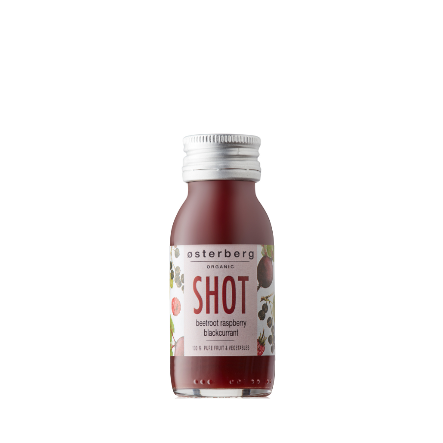 Østerberg Øko Fruit Shots Beetroot/ Raspberry/Blackcurrant 12x6cl