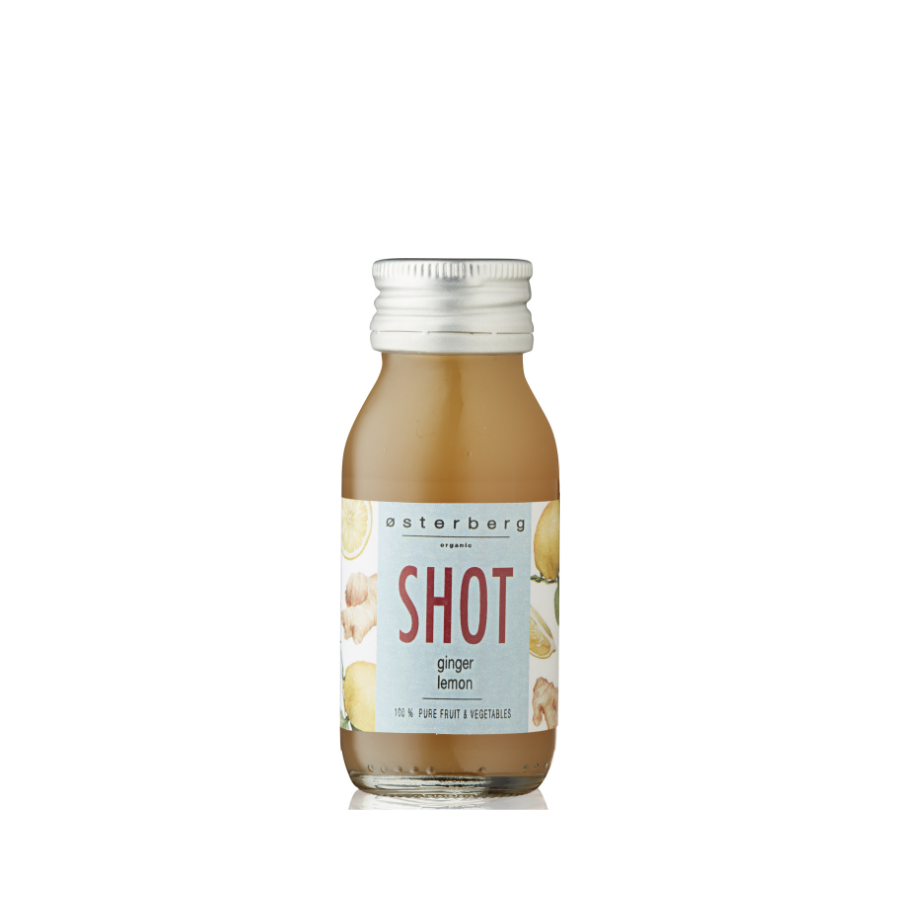 Østerberg Øko Fruit Shots Ginger/Lemon 12x6cl