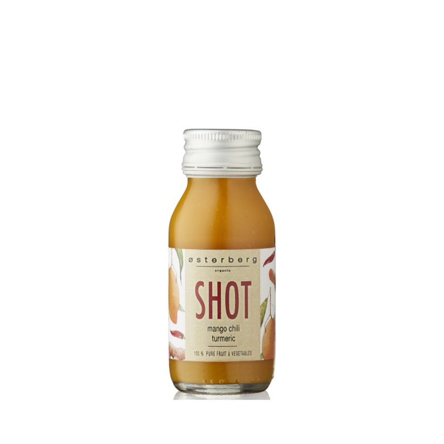 Østerberg Øko Fruit Shots Mango/Chili/Turmeric 12x6cl